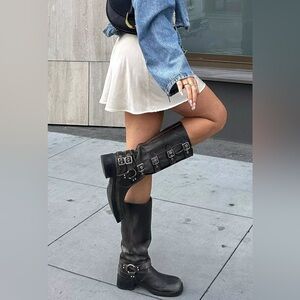 Steve Madden Rocky Brown Distressed boots